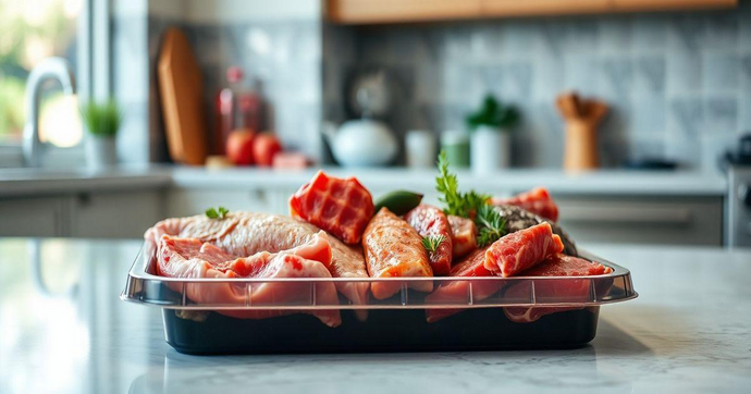 Bandeja Plástica para Carne: Praticidade na Cozinha