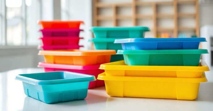 Bandejas de polipropileno para alimentos: Durabilidade e Praticidade
