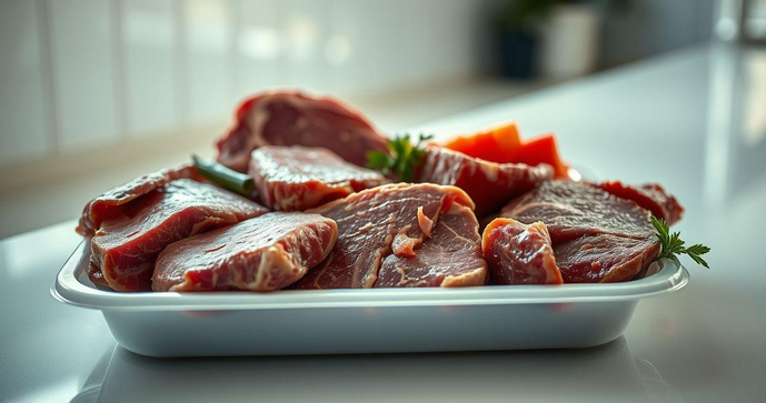 Bandeja plástica para carne: a escolha ideal para armazenamento e apresentação