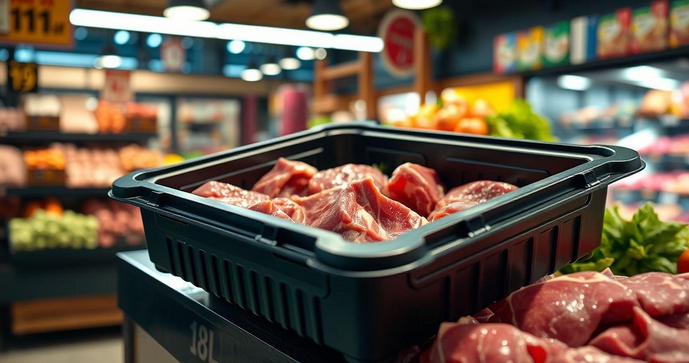 Bandeja Açougue 18L: Praticidade e Resistência