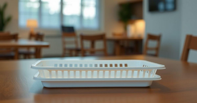 Bandeja plástica branca é a escolha ideal para organização e decoração do seu espaço