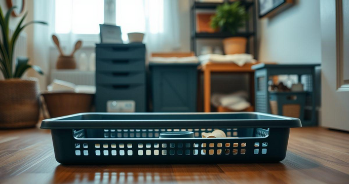 Bandeja plástica retangular é a solução ideal para organização e praticidade em sua casa
