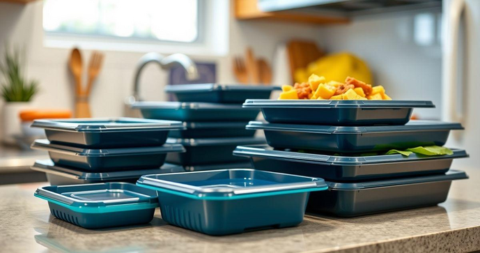 Bandejas plásticas para alimentos são a solução ideal para armazenamento e transporte seguro