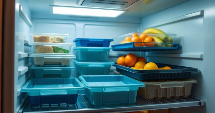 Bandejas plásticas para frigorífico e suas vantagens no armazenamento