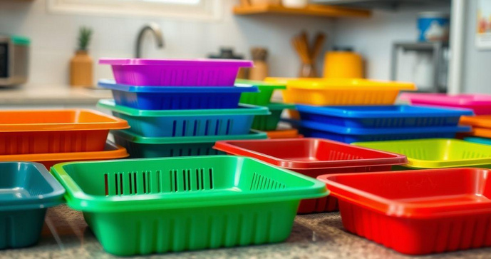 Como Escolher a Melhor Bandeja de Plástico para Alimentos para Sua Cozinha