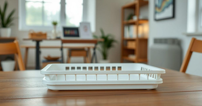 Bandeja branca de plástico: a escolha ideal para organização e decoração do seu espaço