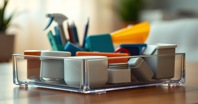 Bandeja plástica retangular é a solução ideal para organização e praticidade no seu dia a dia